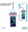 Bolsa Impermeable para Teléfono Móvil Azul Rosa Blue Pink US-YD010
