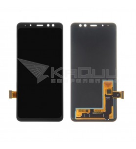 Pantalla Lcd para Samsung Galaxy A8 2018 A530F Negro OLED