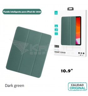 Funda inteligente SMART COVER para iPad Air 2020 VERDE OSCURO Dark green  US-BH654