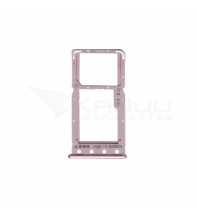 Bandeja Sim Dual para Xiaomi Redmi 6 M1804C3DG, Redmi 6A M1804C3CG Rosa