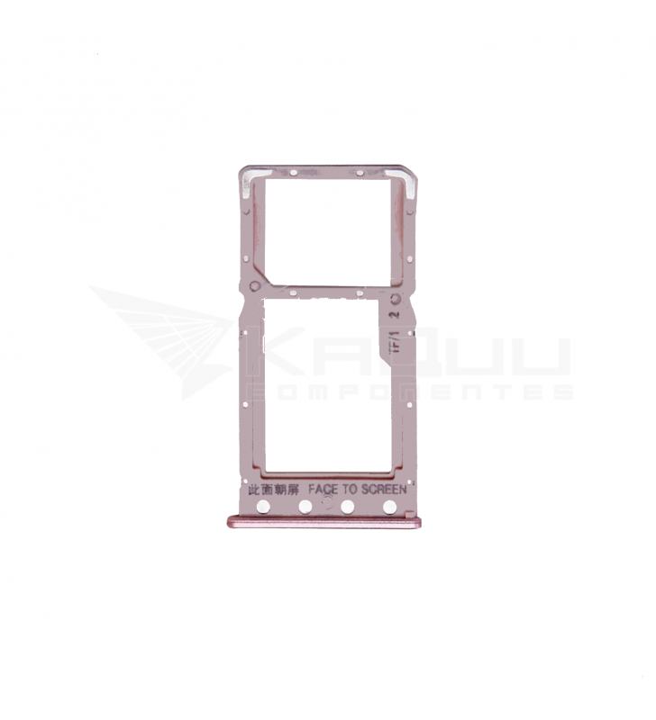Bandeja Sim Dual para Xiaomi Redmi 6 M1804C3DG, Redmi 6A M1804C3CG Rosa