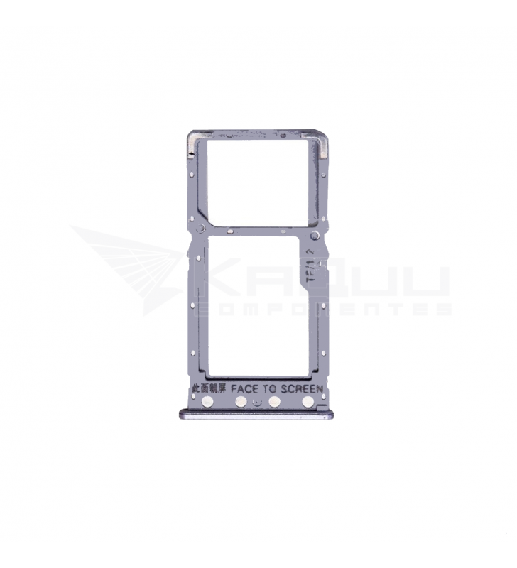Bandeja Sim Dual para Xiaomi Redmi 6 M1804C3DG, Redmi 6A M1804C3CG Gris