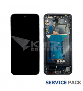 Pantalla Lcd Xiaomi 14 5G 23127PN0CC Marco Negro 56000400N300 Service Pack