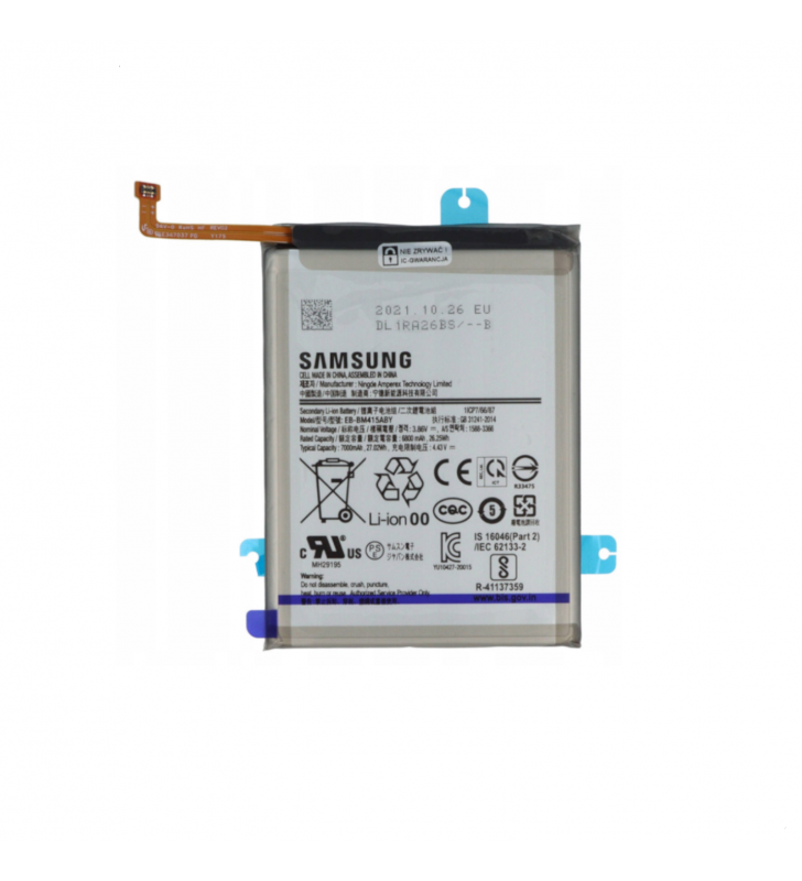 Batería 7000mAh EB-BM415ABY Samsung Galaxy M51 SM-M515F GH82-23569A Service Pack