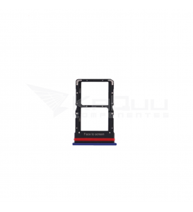 Bandeja Sim Dual para Xiaomi Mi 10 Lite Azul