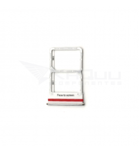 Bandeja Sim Dual para Xiaomi Mi 10 Lite Plata