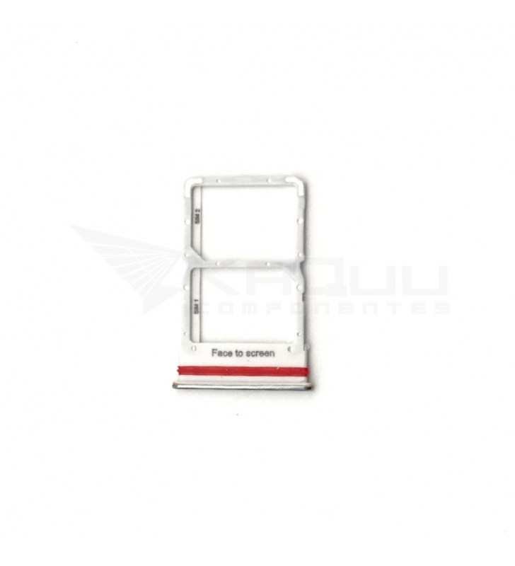 Bandeja Sim Dual para Xiaomi Mi 10 Lite Plata