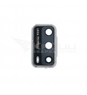 Embellecedor Cristal Cámara Lente para Huawei P40 ANA-LNX9 Negro