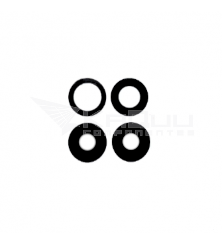 Set Cristal Cámara Lente Negro para Oppo Realme 8 4G RMX3085