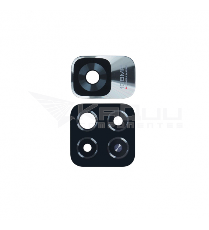 Set Cristal Cámara Lente Negro para Xiaomi Redmi Note 11 Pro Plus 5G 21091116UG 21091116UC
