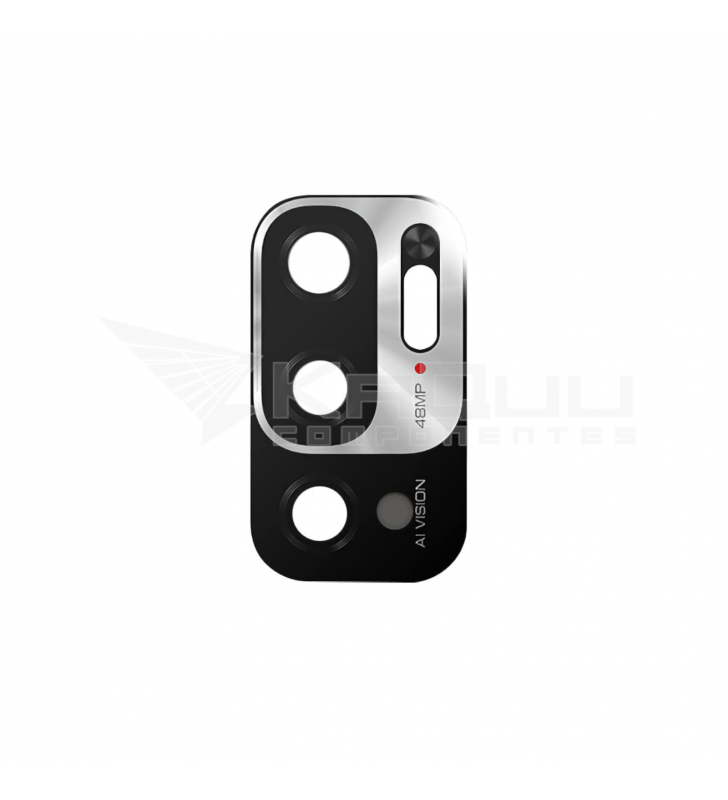 Cristal Cámara Lente para Redmi Note 10 5G Plata 48Mpx