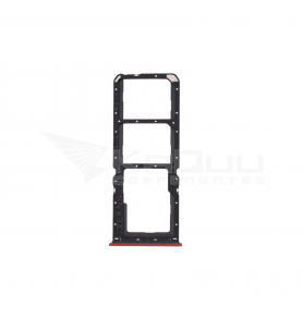 Bandeja Dual Sim para Oppo A91 PCPM00 Rojo