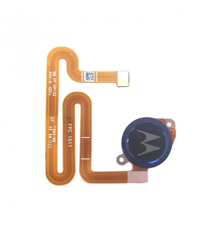 Flex Sensor Lector Huella para Motorola Moto G8 Plus XT2019-1 Azul Premium