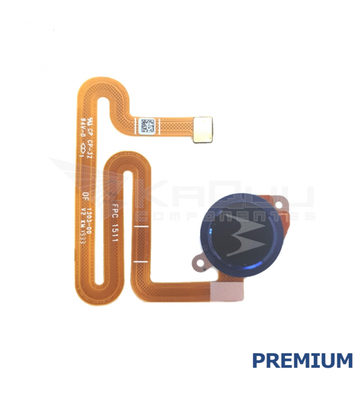 Flex Sensor Lector Huella para Motorola Moto G8 Plus XT2019-1 Azul Premium