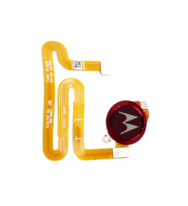 Flex Sensor Lector Huella para Motorola Moto G8 Plus XT2019-1 Rojo Premium