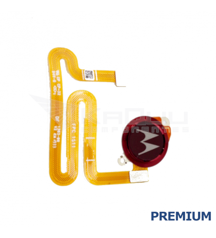 Flex Sensor Lector Huella para Motorola Moto G8 Plus XT2019-1 Rojo Premium