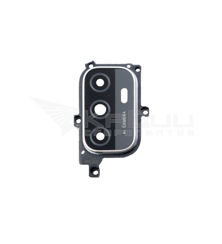 Embellecedor Cristal Cámara Lente para Oppo A53S CPH2135, A53 2020 CPH2127 Negro