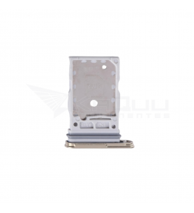 Bandeja Sim Dual para Samsung Galaxy S24 S921B, S24 Plus S926B Dorado