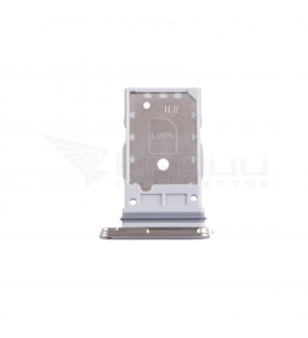 Bandeja Sim Dual para Samsung Galaxy S24 S921B, S24 Plus S926B Blanco