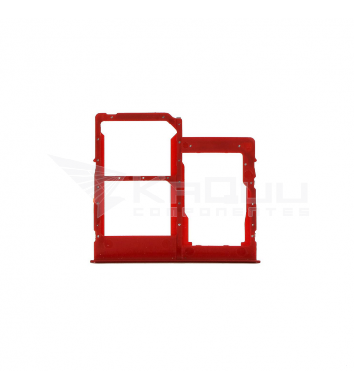 Soporte Bandeja Dual Sim para Samsung Galaxy A31 A315F Rojo