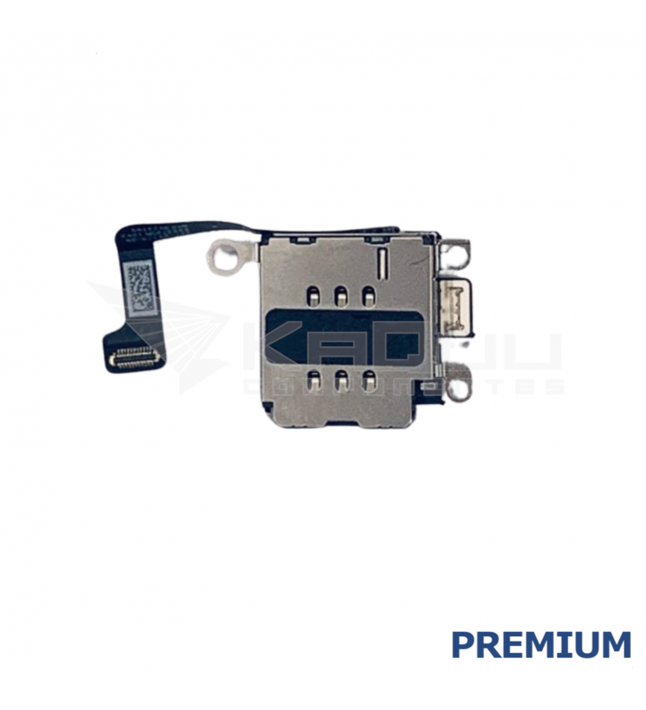 Flex Lector Tarjeta Sim para iPhone 15 A3090 Premium