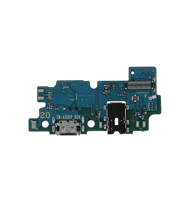 Flex Conector Carga Placa para Samsung Galaxy A20 A205F Premium
