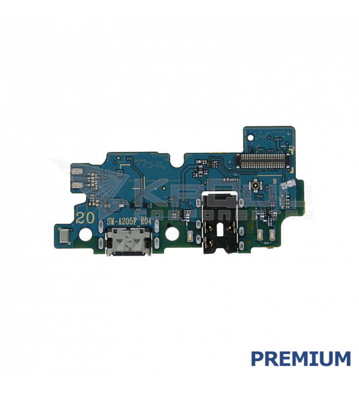 Flex Conector Carga Placa para Samsung Galaxy A20 A205F Premium