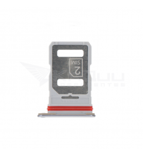 Bandeja Sim Dual para Motorola Edge 30 Fusion Plata XT2243-1