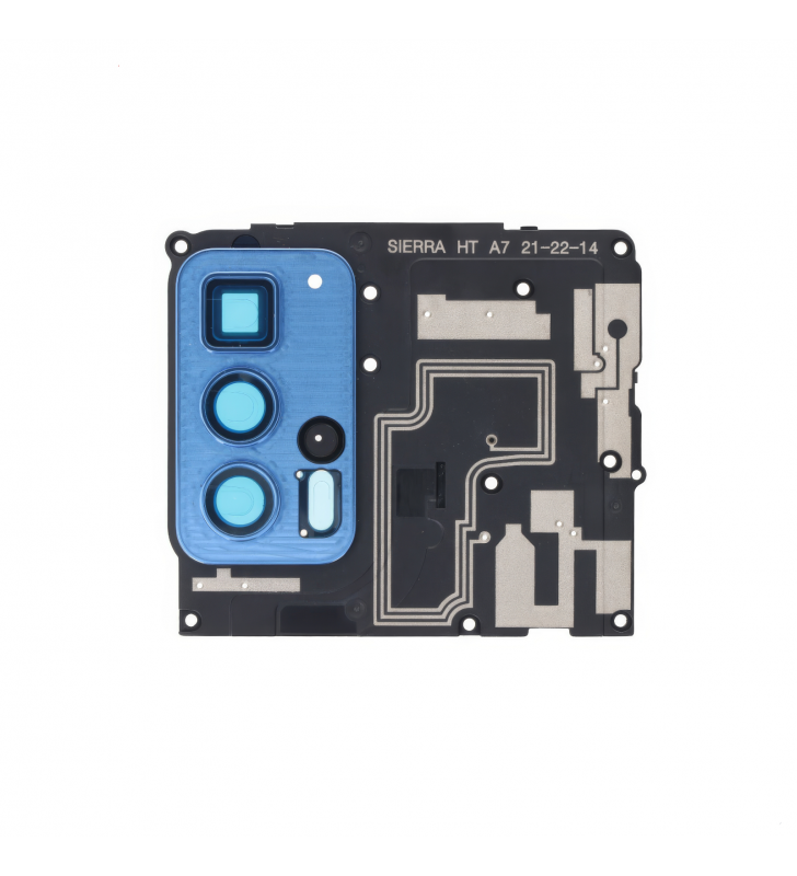 Carcasa Sujección Lente para Motorola Edge 20 Pro XT2153-2 Azul