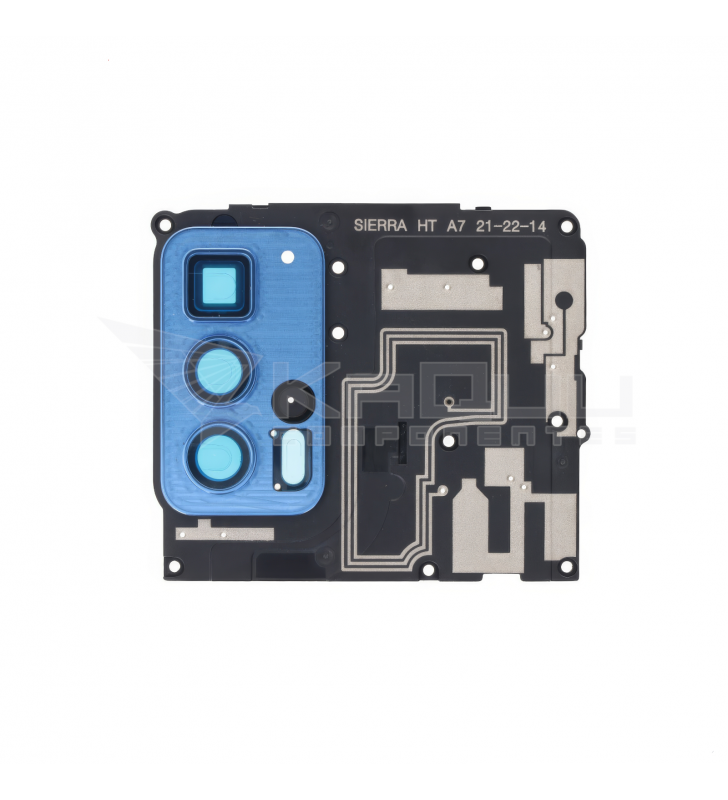 Carcasa Sujección Lente para Motorola Edge 20 Pro XT2153-2 Azul
