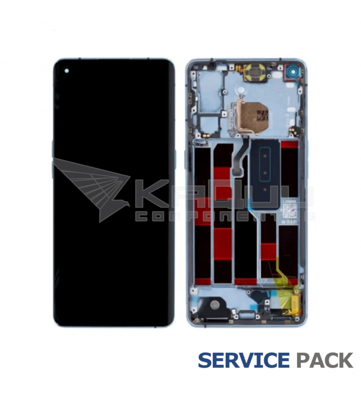 Pantalla Lcd Xiaomi Oppo Reno4 Pro 5G CPH2089 Marco Azul 4904737 Service Pack