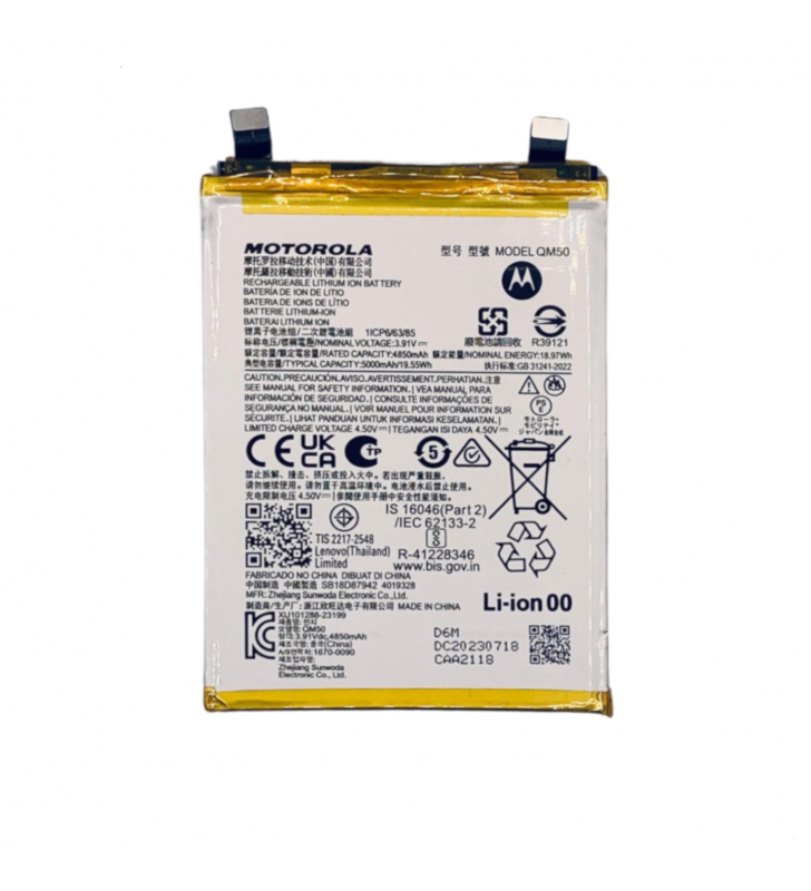 Batería 4850mAh Motorola Edge 40 Neo XT2307-1 SB18D87942 Service Pack