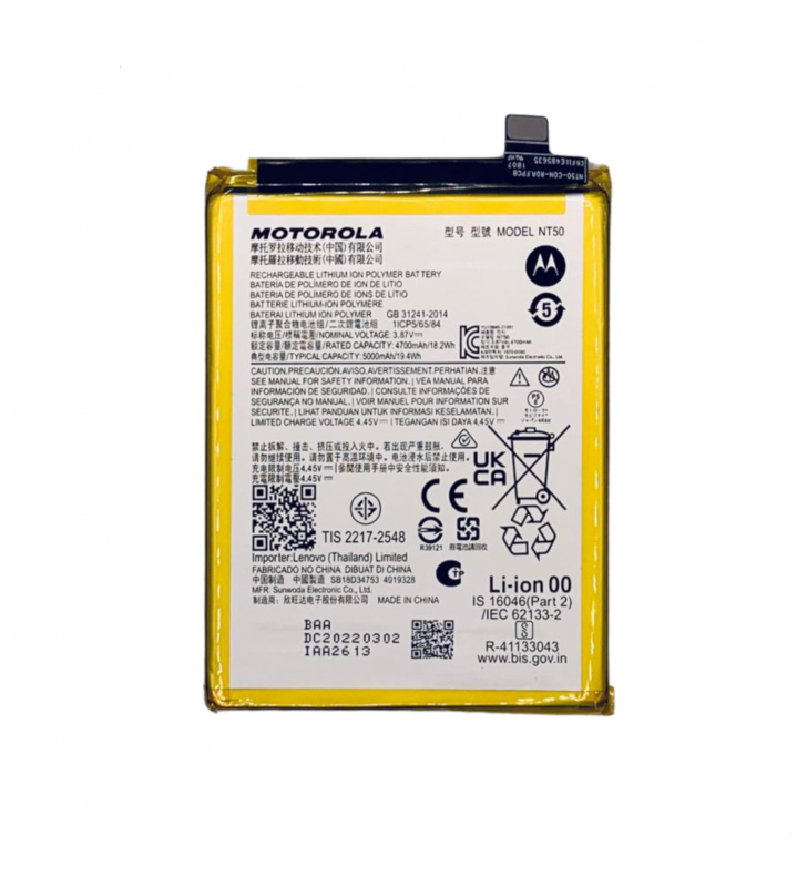 Batería 4700mAh Motorola Edge 20 Lite XT2139-1 SB18D11784 Service Pack