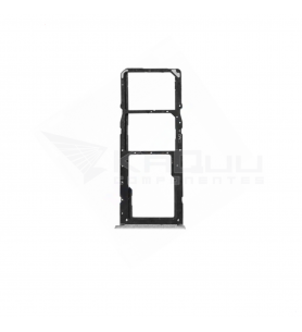 Bandeja Sim Dual para Realme 7 Pro RMX2170 Plata
