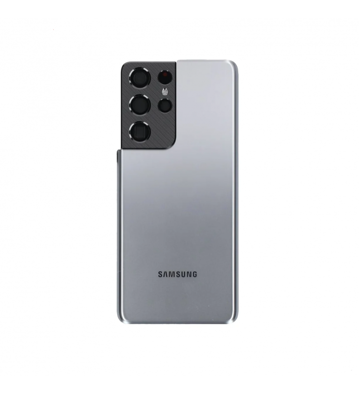Tapa Trasera Samsung Galaxy S21 Ultra 5G G998B Panthom Titanium GH82-24499C Service Pack