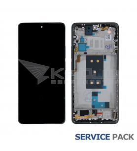 Pantalla Lcd Xiaomi 11T Pro 2107113SG Marco Negro 5600030K3S00 Service Pack