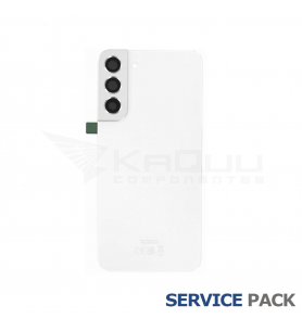 Tapa Trasera Samsung Galaxy S22 Plus, 5G S906B GH82-27444B Blanco Service Pack
