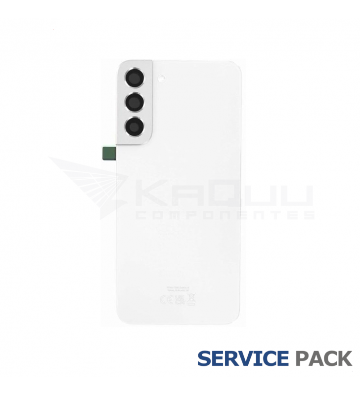 Tapa Trasera Samsung Galaxy S22 Plus, 5G S906B GH82-27444B Blanco Service Pack