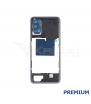 Chasis Marco Intermedio Embellecedor Lente para Realme 7 Pro Plata Premium