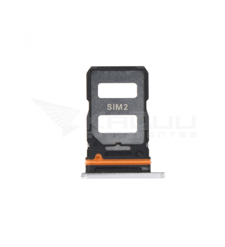 Bandeja Sim Dual para Xiaomi Redmi Note 12 Pro+ 22101316UCP Plata