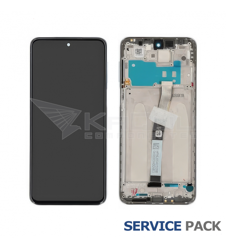 Pantalla Lcd Xiaomi Redmi Note 9S M2003J6A1G, Note 9 Pro M2003J6B2G 560002J6B200, Poco M2 Pro Marco Blanco Service Pack