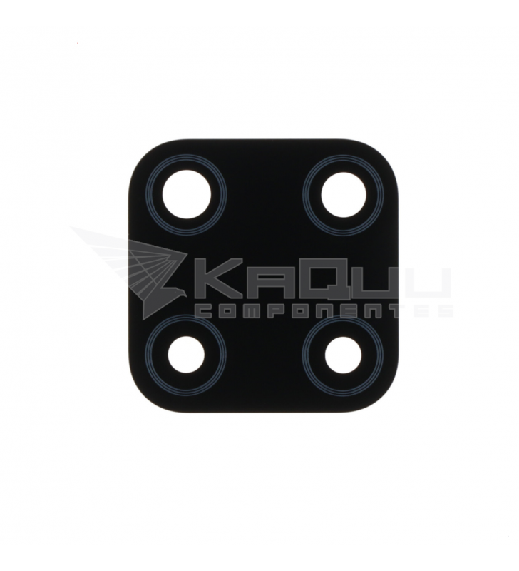 Embellecedor Cristal Cámara Lente para Realme C15 RMX2180 Negro