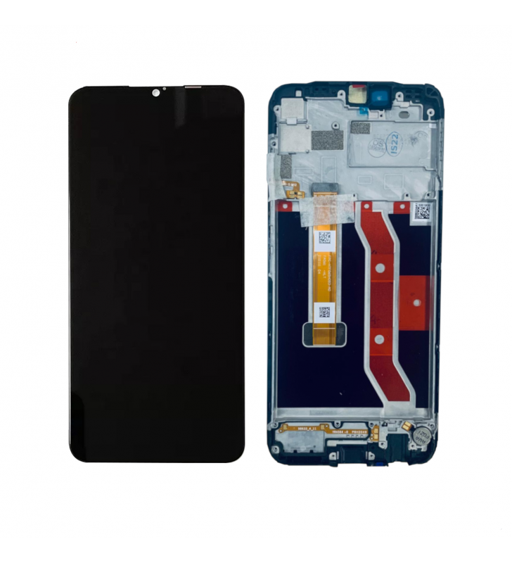 Pantalla Lcd Realme 7i Global RMX2193 Marco Negro Service Pack