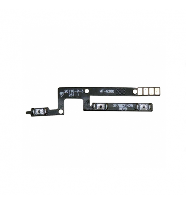 Flex Power Botón Encendido Volumen para Motorola G200 5G XT2175