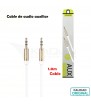 Cable De Audio Aux 1.0M Blanco YP102