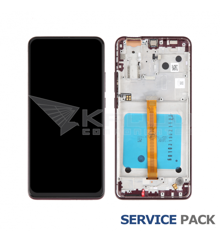Pantalla Lcd Motorola Moto One Hyper XT2027 Marco Púrpura 5D68C15850 Service Pack