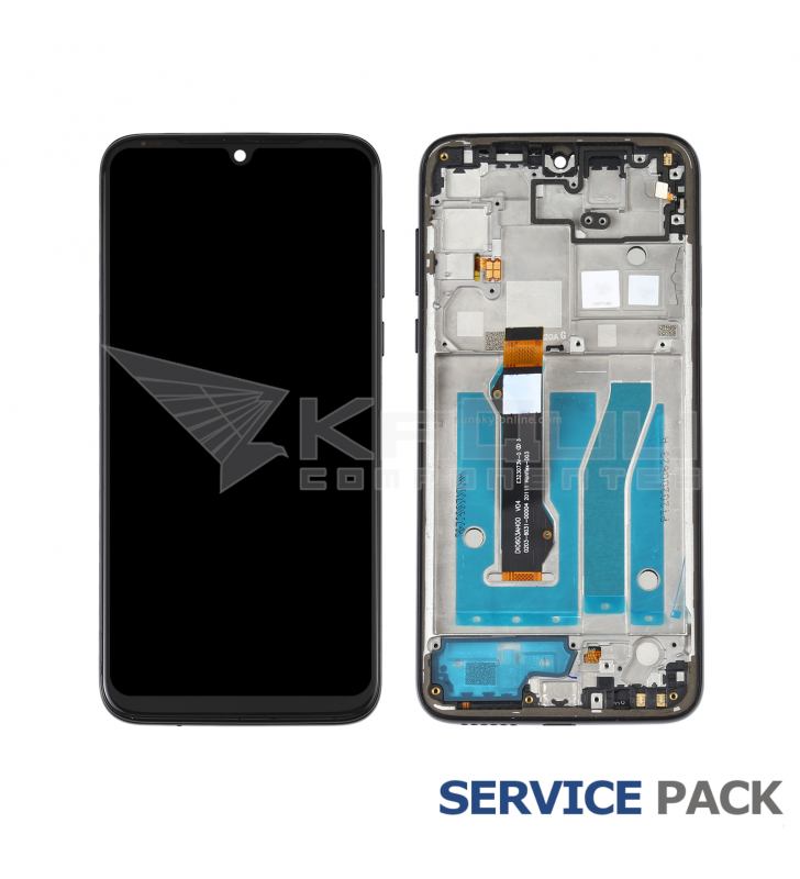 Pantalla Lcd Motorola Moto G8 Plus XT2019-1 Marco Azul 5D68C15528 Service Pack