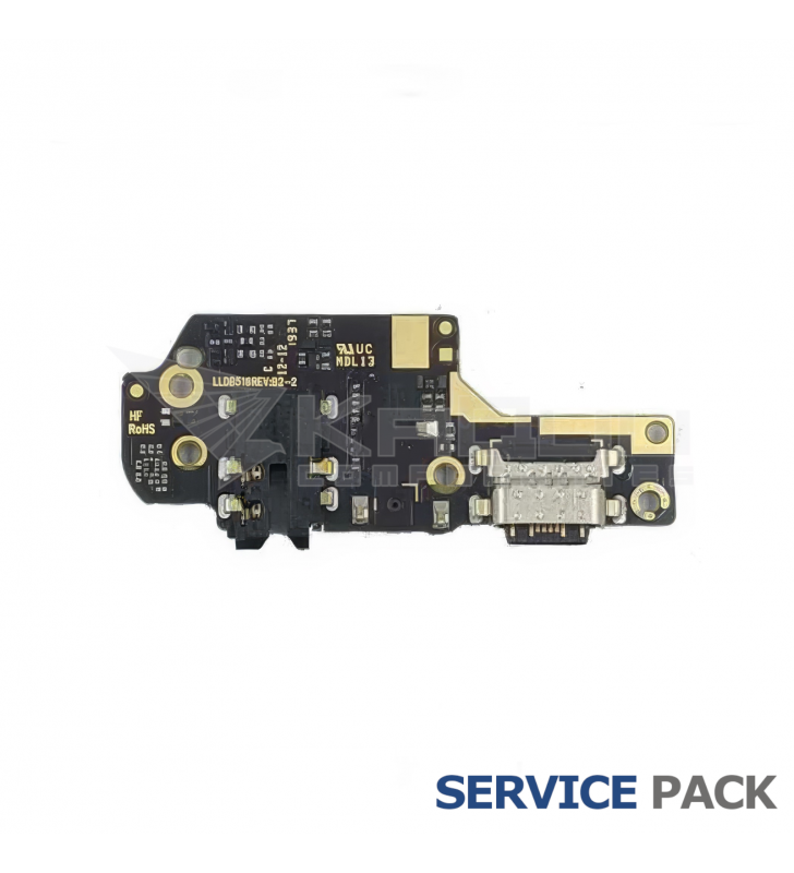 Módulo Conector Carga Tipo C Xiaomi Redmi Note 8 2021 M1908C3JGG 560001C3J100 Service Pack