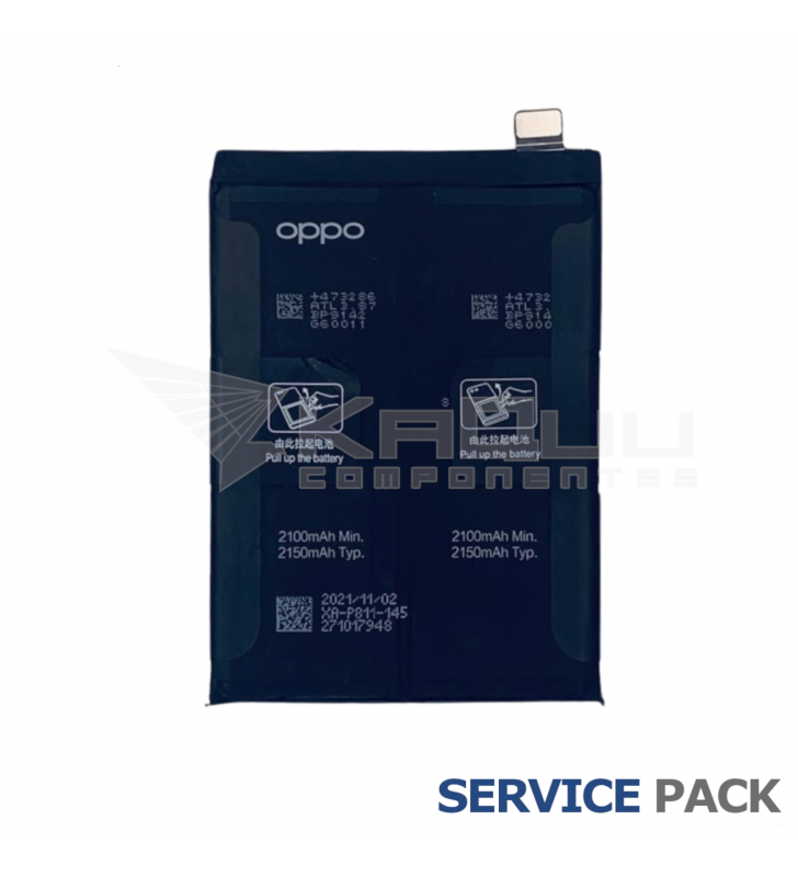 Batería 2100mAh Oppo Find X3 Lite CPH2145, Reno 5 CPH2145 4906019 Service Pack