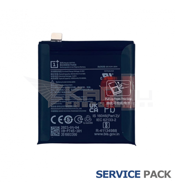 Batería 4010mAh OnePlus 7T Pro HD1913 HD1910 1031100012 Service Pack